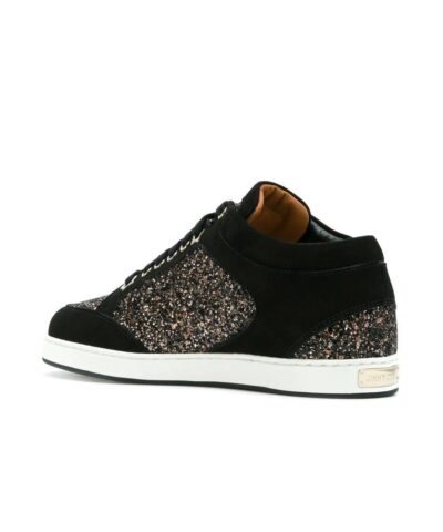 Jimmy Choo Miami Suede And Glitter Sneakers 20268827 2