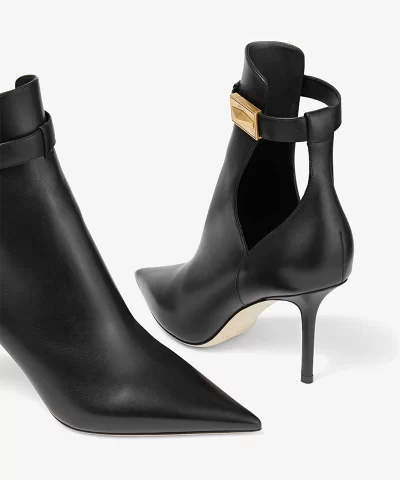 Jimmy Choo Nell Ankle Boot 85 In Black - Image 4