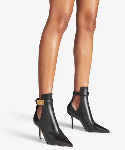 Jimmy Choo Nell Ankle Boot 85 In Black - Image 5