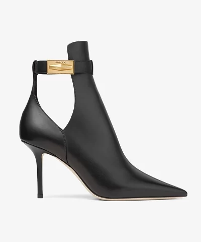 Jimmy Choo Nell Ankle Boot 85 In Black-20319242