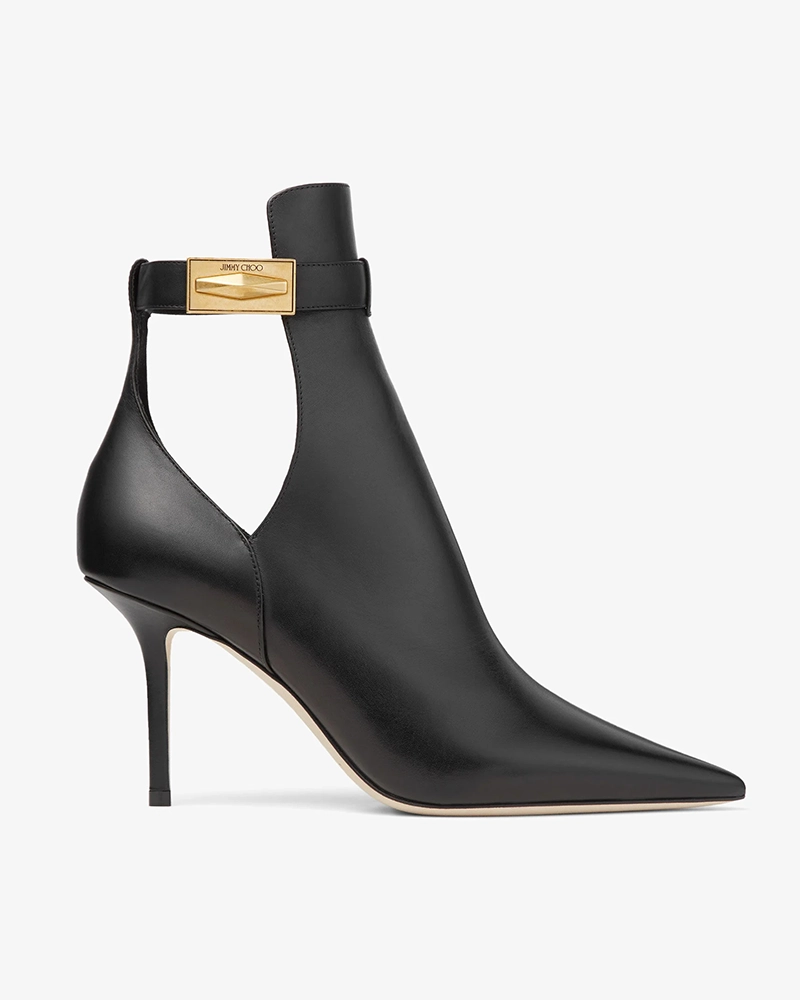 Jimmy Choo Nell Ankle Boot 85 In Black-20319242