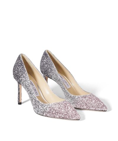 Jimmy Choo ROMY 85 Glitter Dégradé Pointed Pumps - Image 3