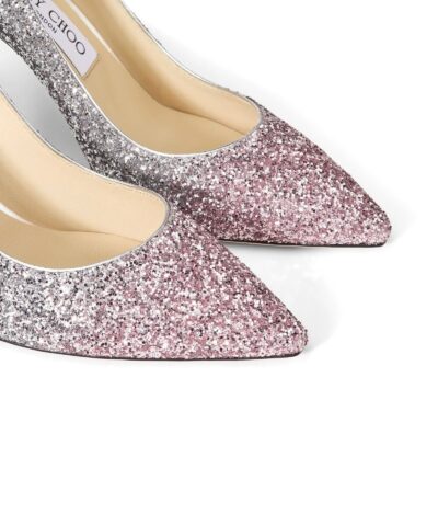 Jimmy Choo ROMY 85 Glitter Dégradé Pointed Pumps - Image 5