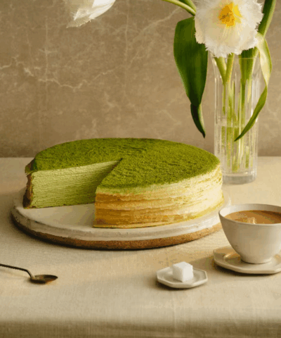 Green Tea Mille Crêpes