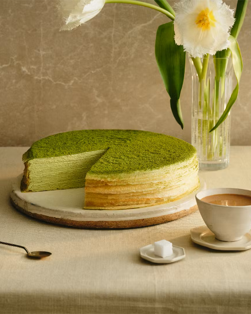 Green Tea Mille Crêpes