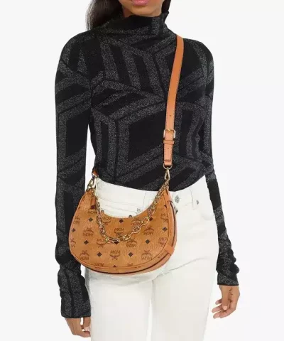MCM Aren Crescent Hobo in Visetos 20290617 1