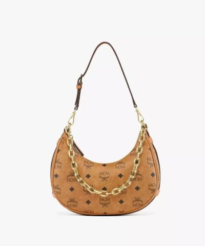 MCM Aren Crescent Hobo in Visetos-20290617