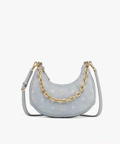 MCM Aren Crescent Hobo in Visetos 20290633 4