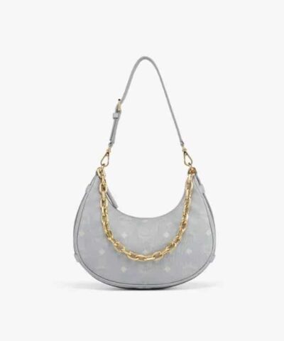 MCM Aren Crescent Hobo in Visetos-20290633