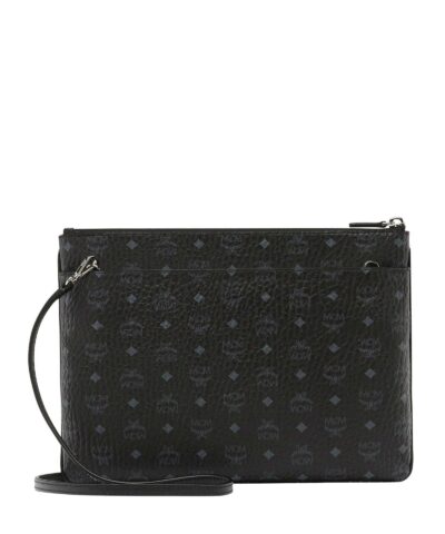 MCM Crossbody Pouch in Visetos Original Black 20269257 2