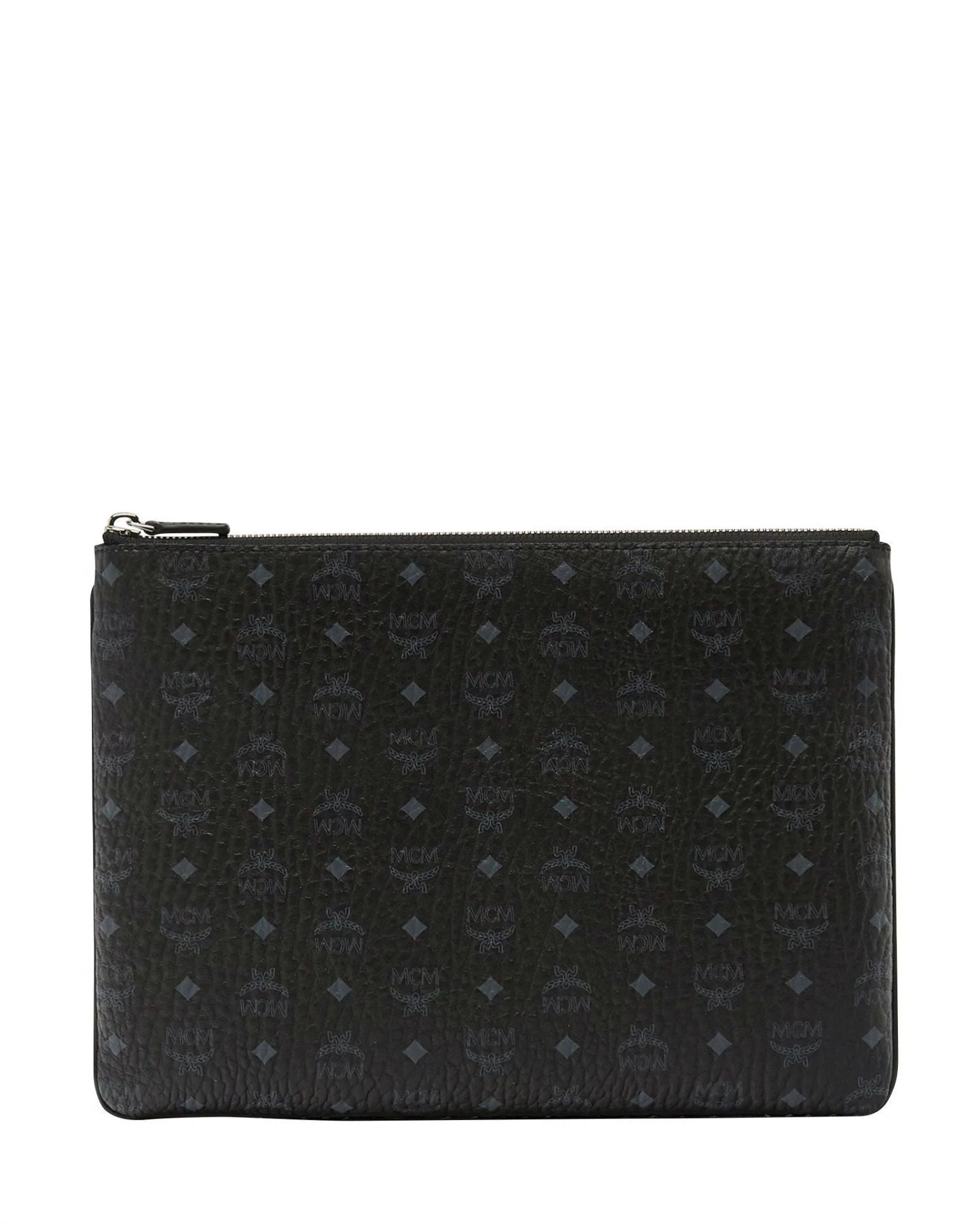 MCM Crossbody Pouch in Visetos Original, Black-20269257