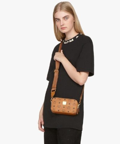 MCM EW Camera Bag In Visetos 20259350 1