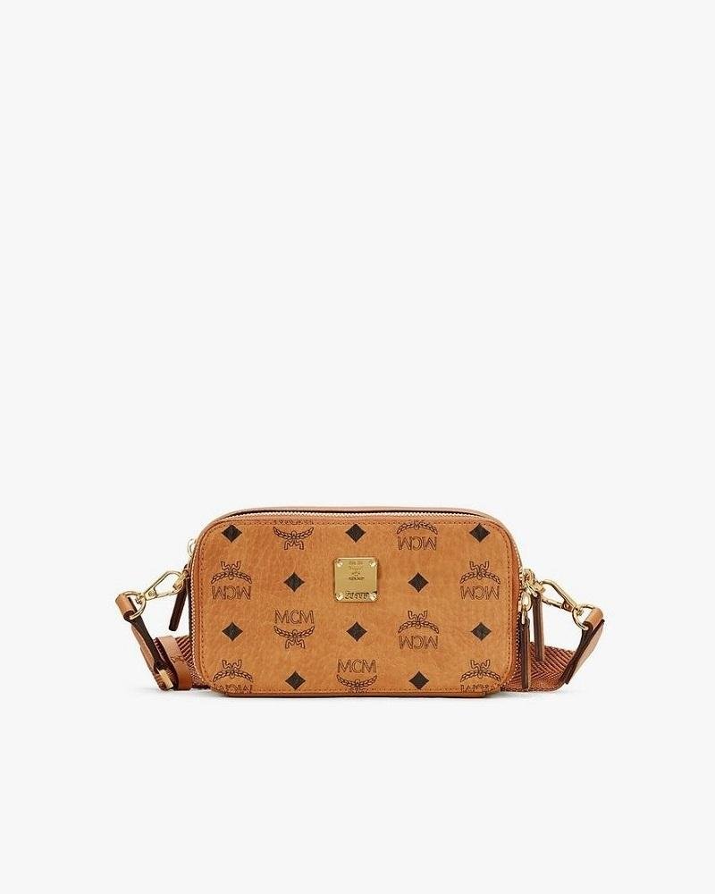 MCM E/W Camera Bag In Visetos-20259350