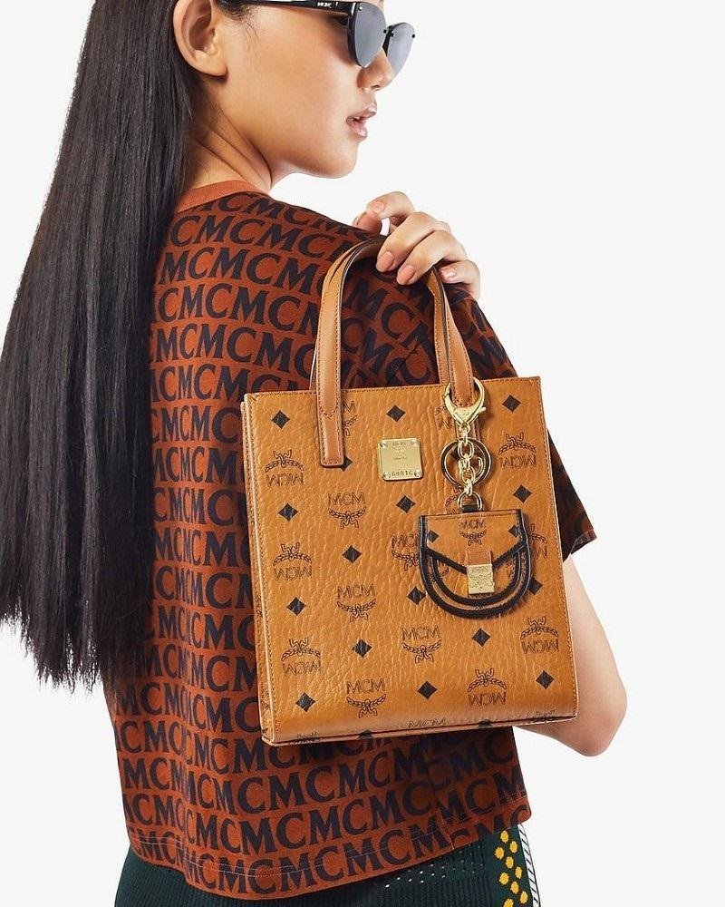 Alternative view of MCM Klassik Mini Visetos Tote Bag