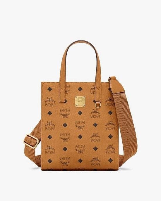 MCM Klassik Mini Visetos Tote Bag-20259587