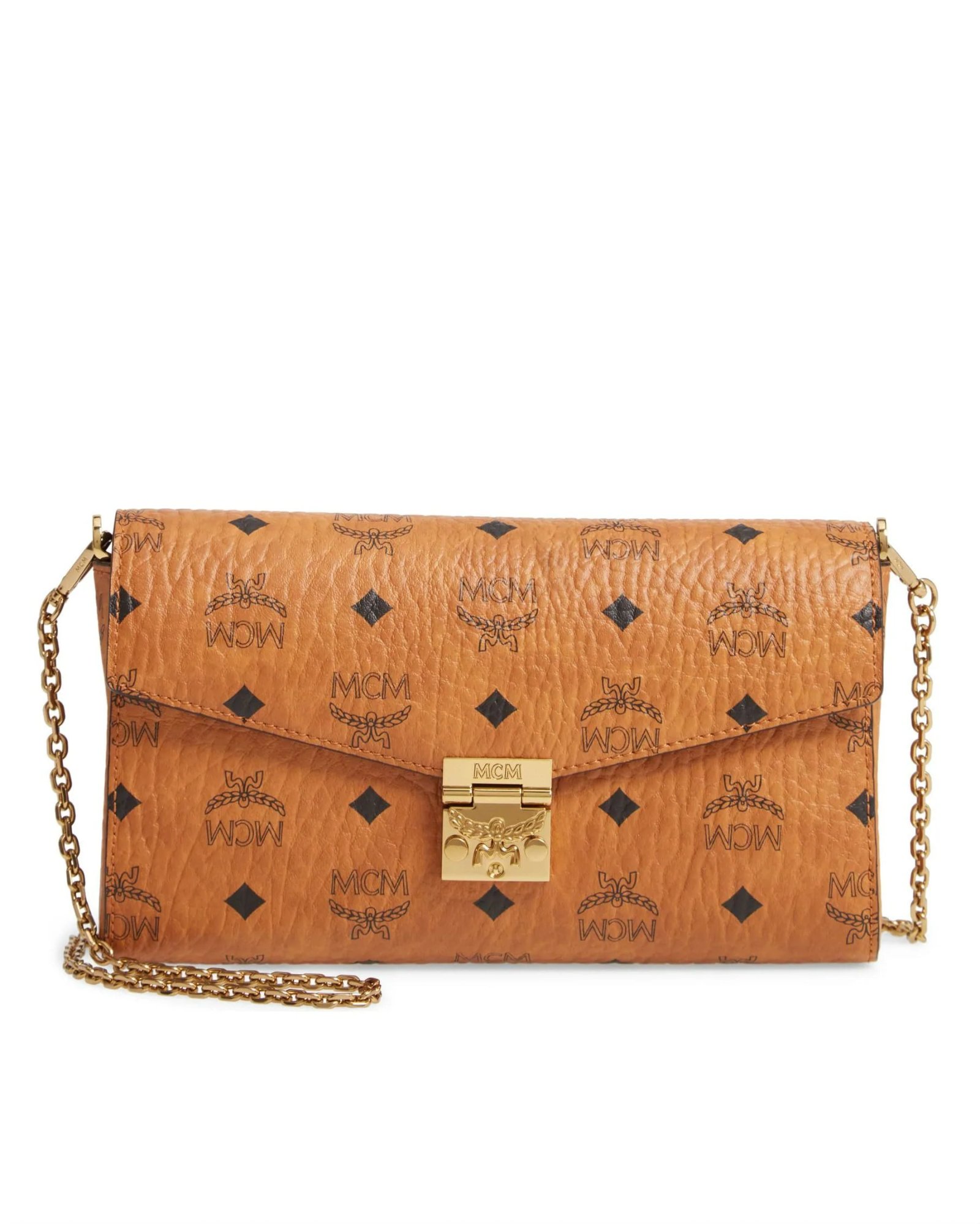 MCM Millie Monogrammed Leather Crossbody Bag-20269282