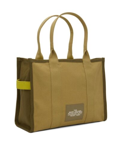 Marc Jacobs Khaki 'The Colorblock Large Tote Bag' Tote - Image 3
