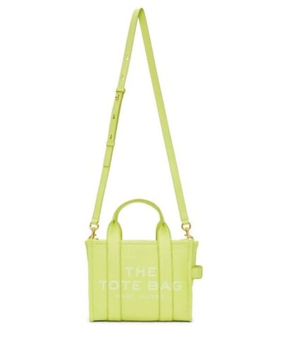 Alternative view of Marc Jacobs Lime Green The Leather Mini Tote Bag