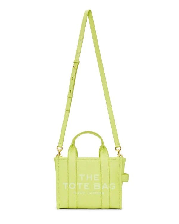 Alternative view of Marc Jacobs Lime Green The Leather Mini Tote Bag