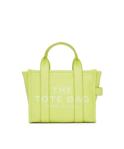 Marc Jacobs Lime Green The Leather Mini Tote Bag-20239760