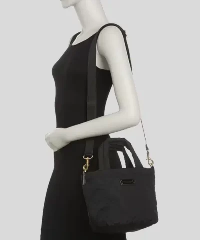 Marc Jacobs Quilted Nylon Mini Tote Black - Image 4