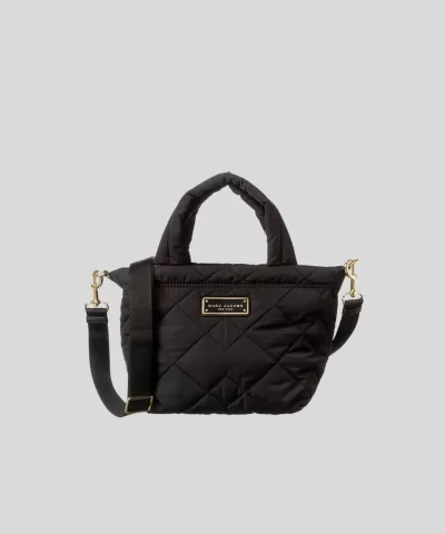 Marc Jacobs Quilted Nylon Mini Tote Black-20291800