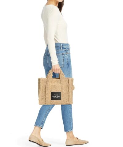 Marc Jacobs Small Traveler Faux Fur Tote - Image 9