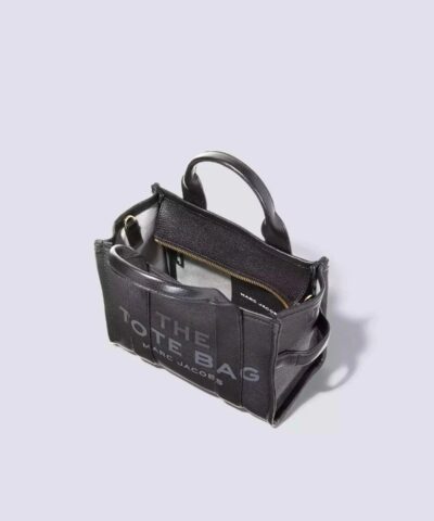 Marc Jacobs The Black Leather Mini Tote Bag - Image 3