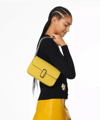 Marc Jacobs The J Marc Shoulder Bag In Golden Kiwi 20297163 3