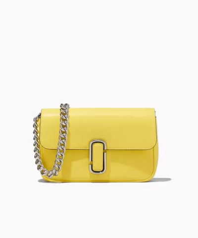 Marc Jacobs The J Marc Shoulder Bag In Golden Kiwi-20297163