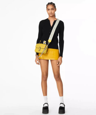 Marc Jacobs The J Marc Shoulder Bag In Golden Kiwi 20297163 7