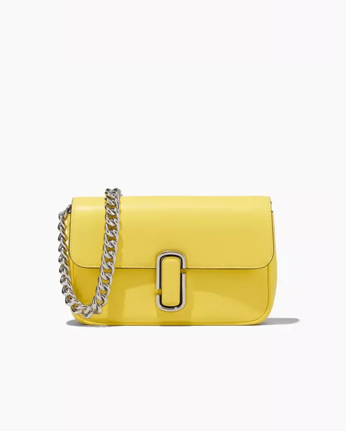 Marc Jacobs The J Marc Shoulder Bag In Golden Kiwi-20297163