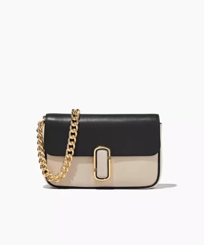 Marc Jacobs The J Marc Shoulder Bag In Greige Multi-20297180