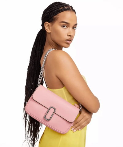Marc Jacobs The J Marc Shoulder Bag In Quartz Pink 20297167 3