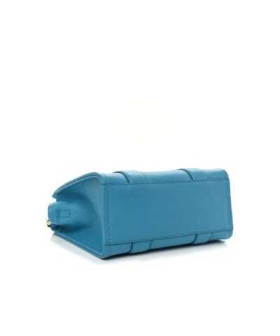 Marc Jacobs The Leather Mini Tote Bag In Barrier Reef 20238045 3