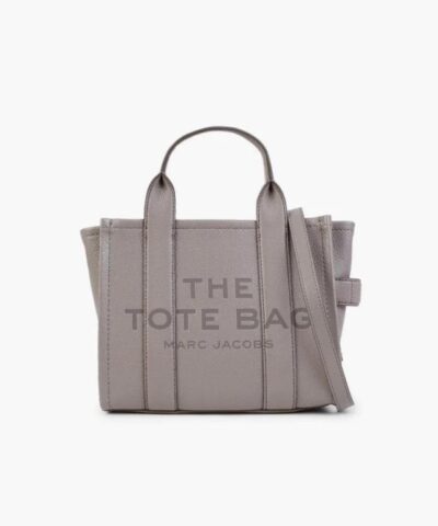 Marc Jacobs The Leather Mini Tote Bag In Cement-20239285