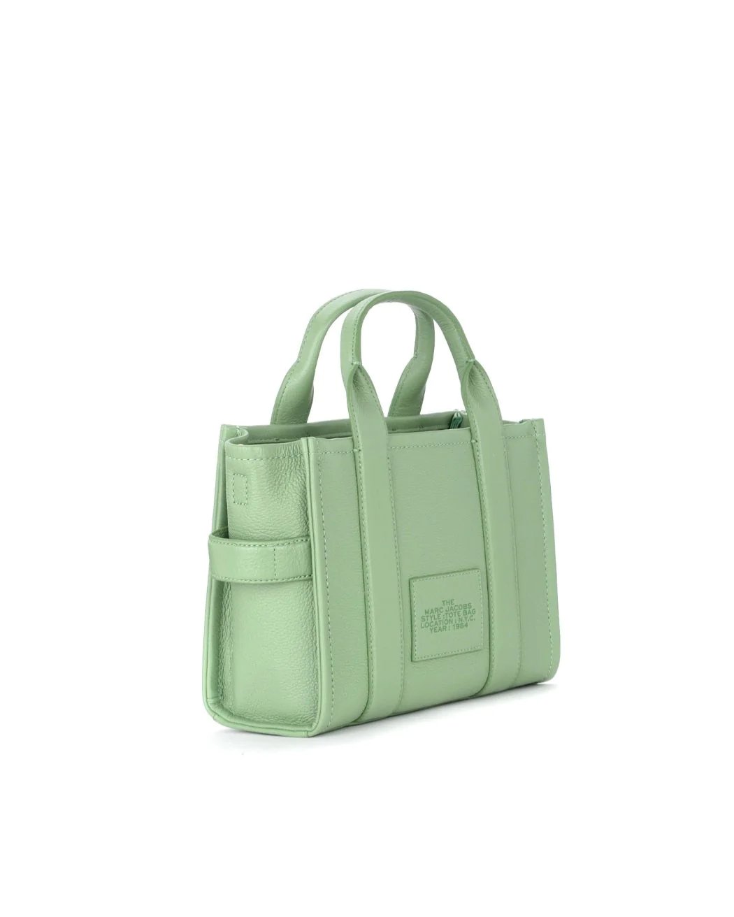 Alternative view of Marc Jacobs The Leather Mini Tote Bag In Traveler Green
