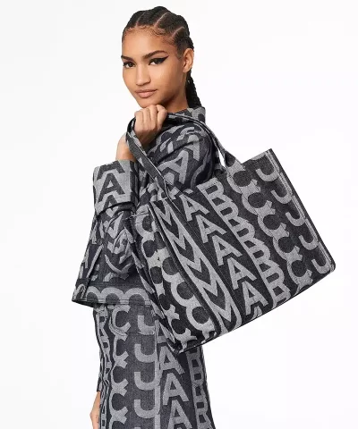 Marc Jacobs The Monogram Denim Larger Tote Bag 20311415 1
