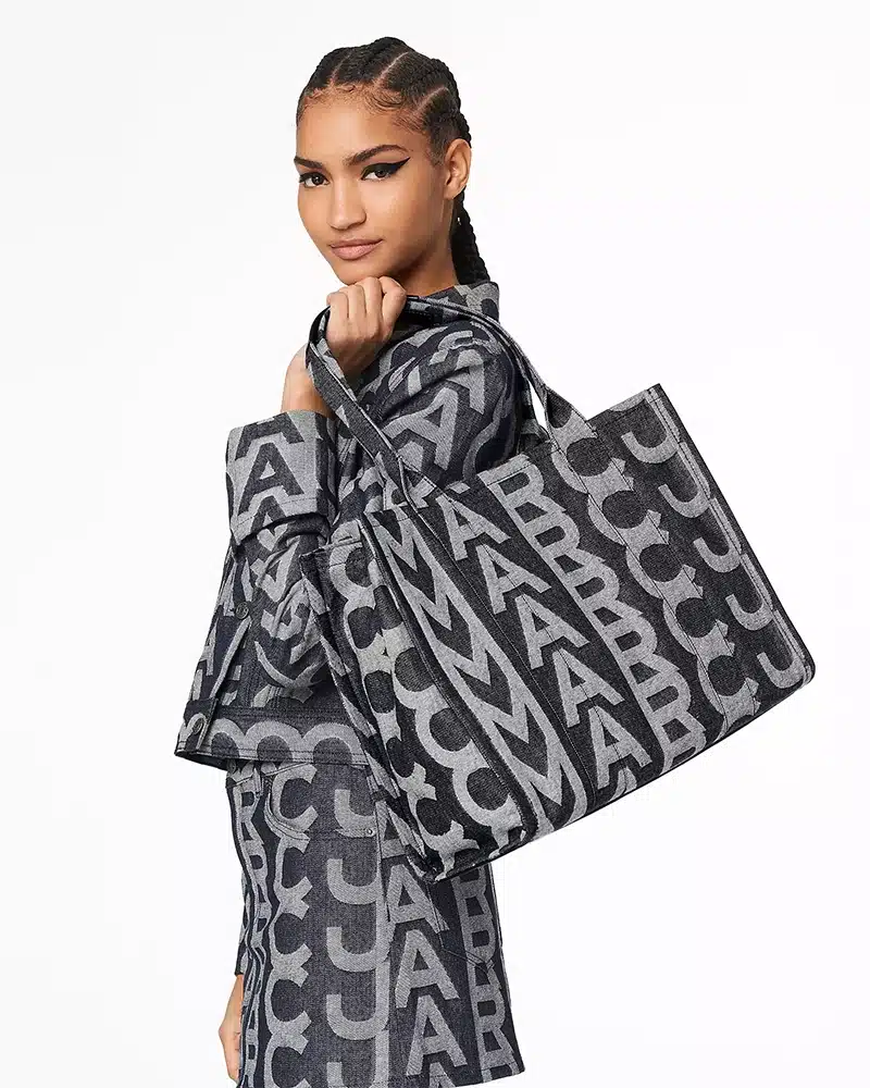 Alternative view of Marc Jacobs The Monogram Denim Larger Tote Bag