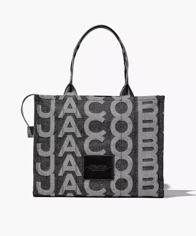 Marc Jacobs The Monogram Denim Larger Tote Bag 20311415 2
