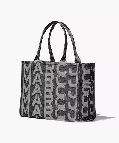 Marc Jacobs The Monogram Denim Larger Tote Bag 20311415 3