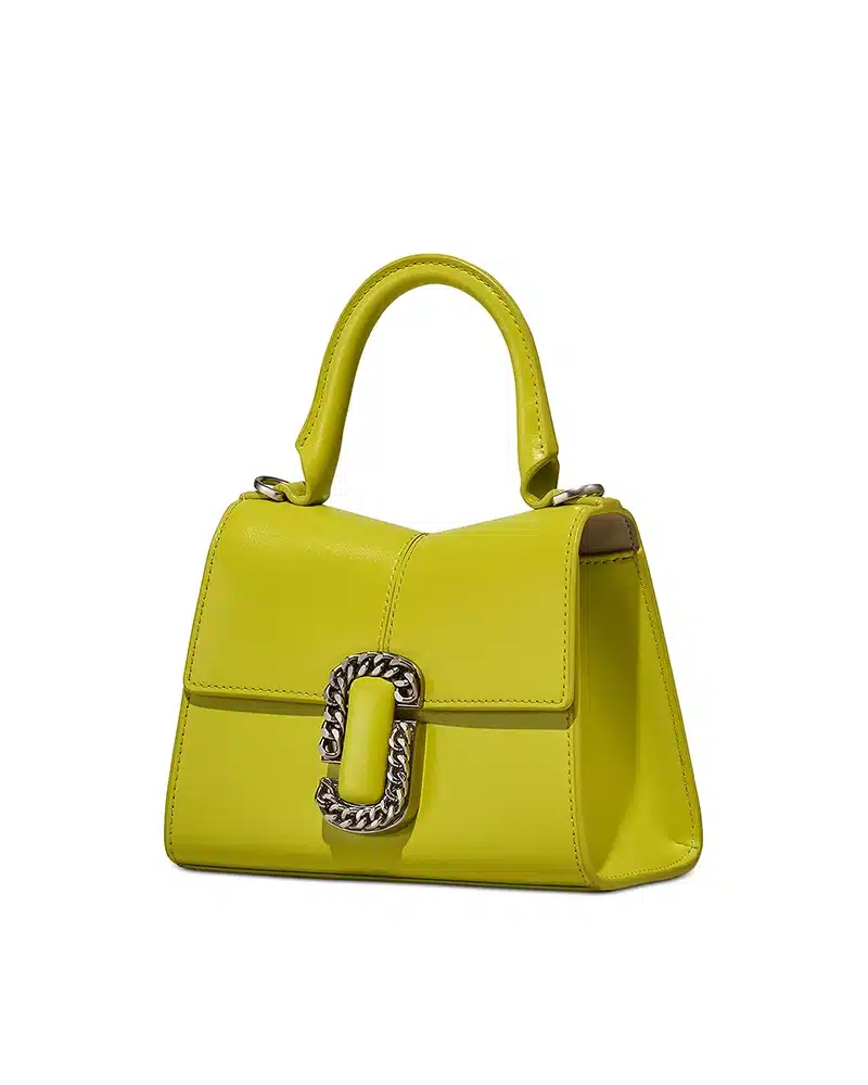 Alternative view of Marc Jacobs The St. Marc Mini Top Handle In Acid Lime