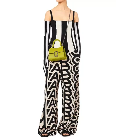 Marc Jacobs The St. Marc Mini Top Handle In Acid Lime 20311277 6