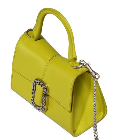 Marc Jacobs The St. Marc Mini Top Handle In Acid Lime 20311277 7