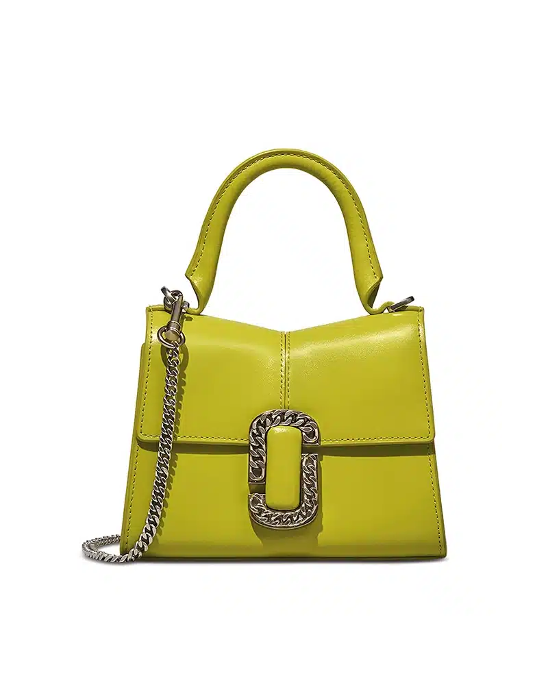 Marc Jacobs The St. Marc Mini Top Handle In Acid Lime-20311277