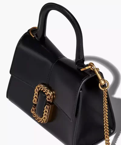 Marc Jacobs The St. Marc Mini Top Handle In Black 20311366 4