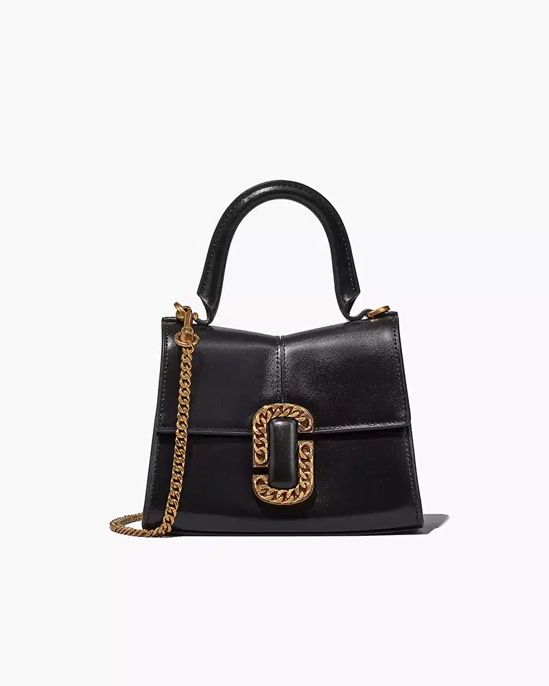 Marc Jacobs The St. Marc Mini Top Handle In Black-20311366
