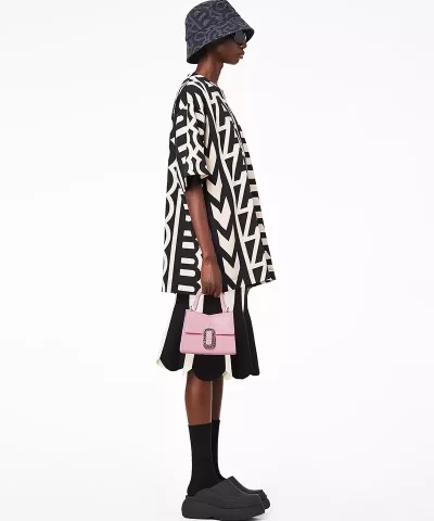 Marc Jacobs The St. Marc Mini Top Handle In Pink 20311334 6