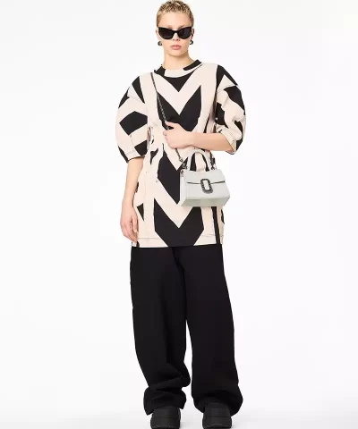 Marc Jacobs The St. Marc Mini Top Handle In White 20311405 1