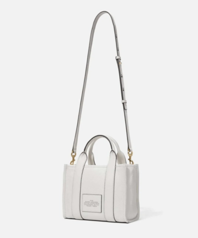Marc Jacobs White The Leather Mini Tote Bag 20239746 1